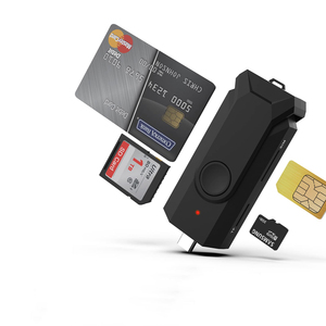 OEM 360回転ISO7816 USBタイプC Sim SD/TF2.0スマートクレジットカードリーダーSDKモバイルAndroidアクセス制御カードリーダー - Product Image 1