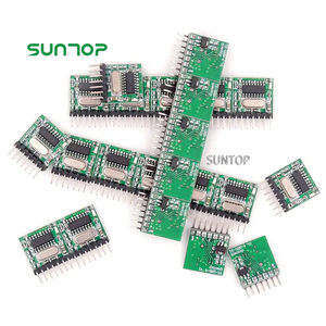 Control remoto inalámbrico Rf 4 canales Universal 433 Rf Wifi receptor 433 Mhz Rf transmisor y módulo receptor