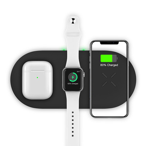 แผ่นชาร์จไร้สายแบบ3 in 1สำหรับ Apple Watch 9 8 7 6 5 4 3 2 1และสมาร์ทโฟน - Product Image 6