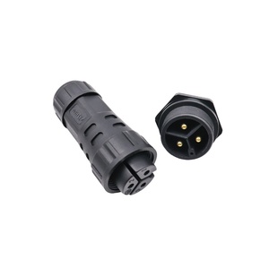 AOHUA montaj M25 3 Pin vida sabitleme güç kablosu paneli monte erkek fiş dişi soket IP68 Led tel bağlayıcı - Product Image 2