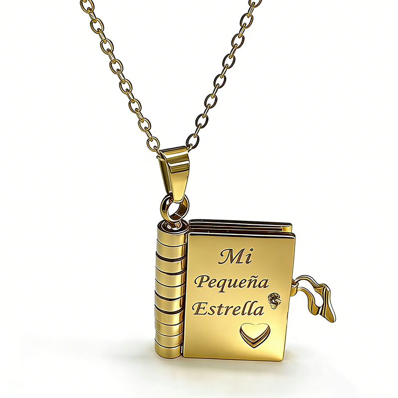 Collar dorado estilo español 06-1 para hijas.