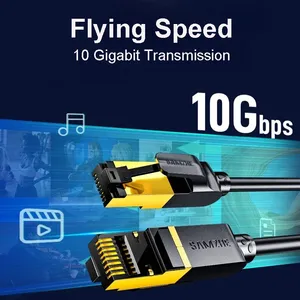 Samzhe Cat7-Ethernet-Kabel Lan UTP CAT 7 RJ 45-Netzwerkkabel RJ45 10-Gbit/s-Internet-Patchkabel für Modem-Router-Kabel - Product Image 2