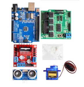 Neuer Vermeidung verfolgungs motor Smart Robot Car Chassis Kit Geschwindigkeit geber Batterie kasten 2WD Ultraschall modul für Arduino Kit