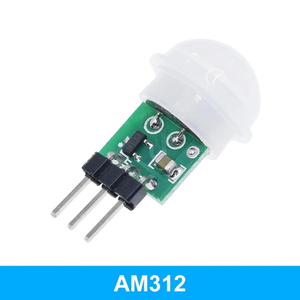 Módulo Detector de Movimiento, Sensor de Movimiento, Infrarrojo Piroeléctrico, IR, Mini Módulo PIR, Ajuste DE LA HW-MS03, AM312, SR602, 1 Unidad, 2 Unidades