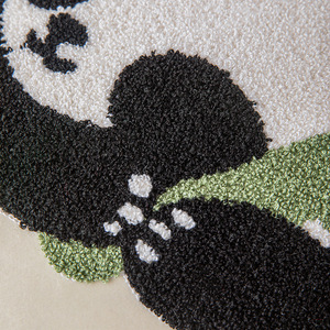 Federa moderna semplice e carina Panda ricamata - Product Image 2