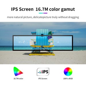 Asianda 19,1 Zoll Fernbedienung Stretched Bar Lcd Android Display Banner Bar Display Bar Bildschirm - Product Image 5