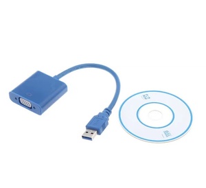 Cable Usb 3,0 a vga 1080p, adaptador de vídeo multimonitor, convertidor USB 3,0 a VGA, adaptador de conversión de pantalla - Product Image 1