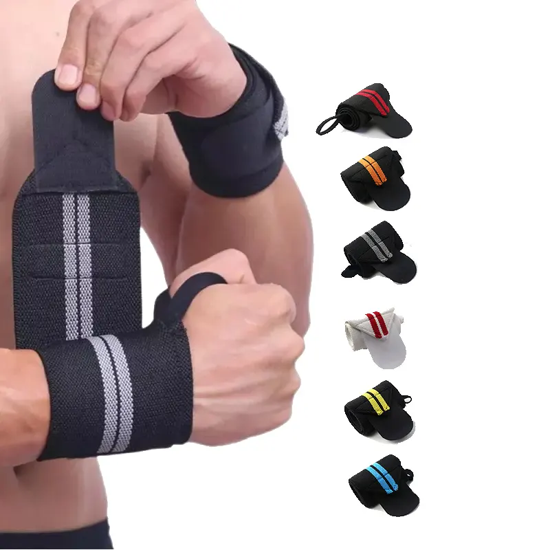 Bande de poignet de forme physique enveloppes de poignet d'haltérophilie sangles de poignet de gymnastique bracelets de sport robustes