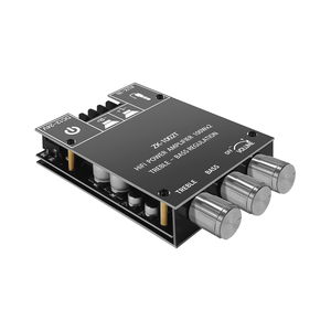 ชุดโมดูลเสียง100Wx2ที่รองรับบลูทูธแบบ ZK-1002T ชุดอุปกรณ์ปรับขยายเสียงช่อง2.0 HiFi บอร์ดซับวูฟเฟอร์เครื่องเสียงมัลติมีเดีย - Product Image 1