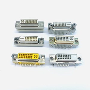Adaptador VGA de alta precisión de 2 núcleos, cable de doble enlace DVI macho-macho de 24 + 1 Pines, dorado, 1,8 m, conectores D-Sub de fábrica - Product Image 1