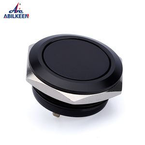 Interruttore a pulsante impermeabile in metallo momentaneo 2 Pin 22mm - Product Image 4