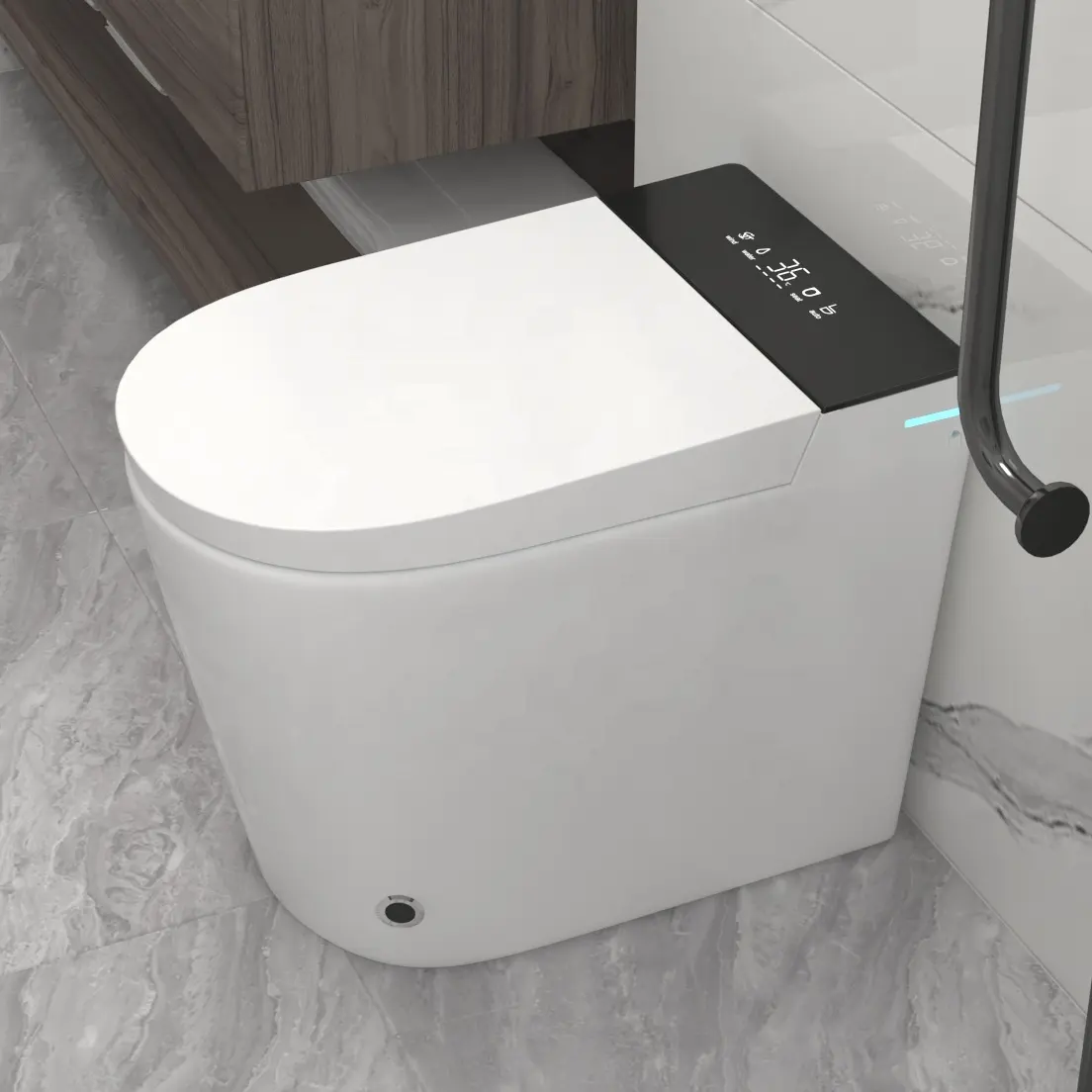 위생 도자기 전자 자동 세라믹 지능형 화장실 그릇 욕실 wc 1 개 스마트 화장실
