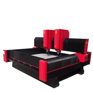 Supercnc mármol granito porcelana Tombstone 3D enrutador de doble cabeza CNC máquina de grabado para piedra - Product Image 4