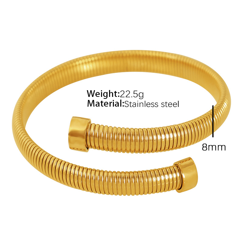 SZ43 Or 8 mm de largeur