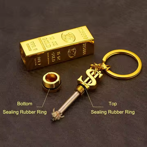 Encendedor de antorcha impermeable a prueba de viento, diseño de metal duradero con llama roja para uso de cigarrillos y cigarros - Product Image 3