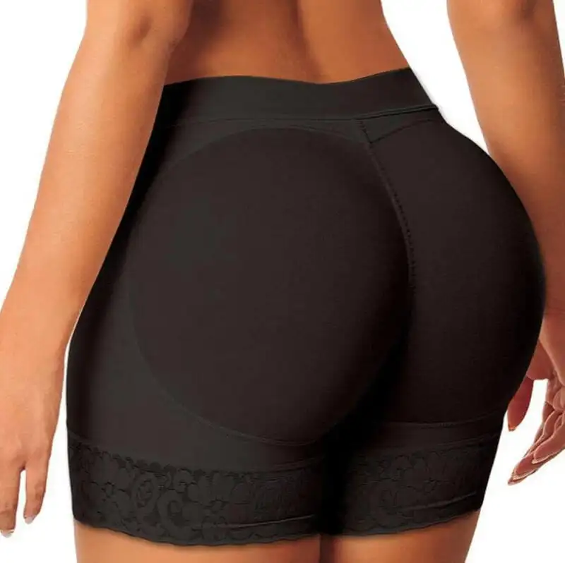 Moldeador de cuerpo de talla grande acolchado caderas y forma de glúteos desgaste potenciadores de cadera control mujeres fajas adelgazantes glúteos bragas levantador