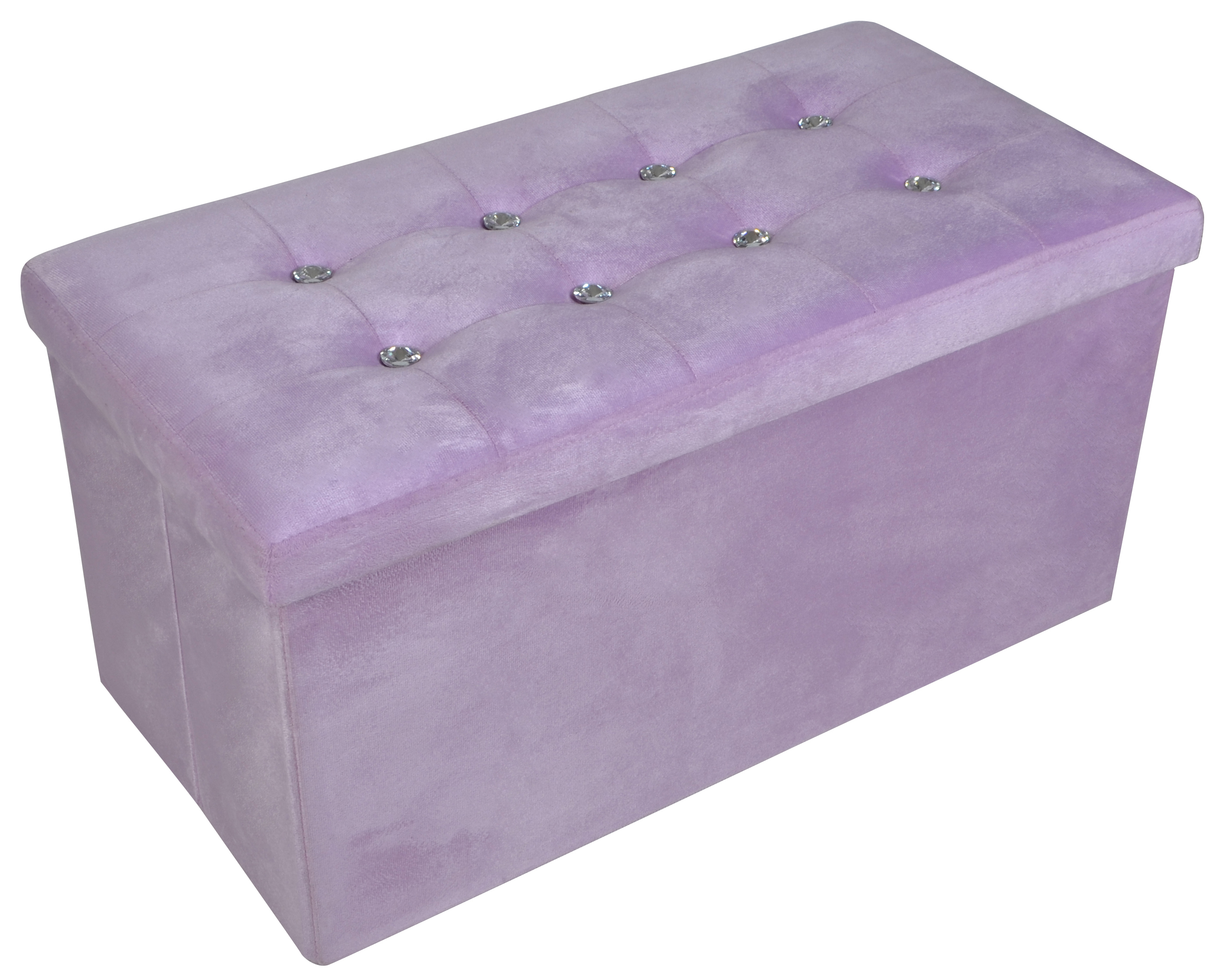 Super soft velvet storage ottoman and foldable stool seats velvet storage chair living room