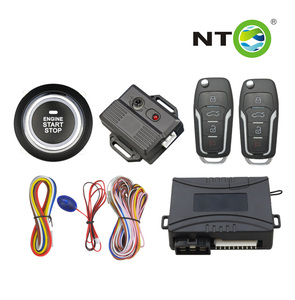 Sistema de alarmas de coche de entrada NTO PKE, botón de arranque, arranque remoto DC12V, Kit de parada de arranque con 2 llaves inteligentes - Product Image 2