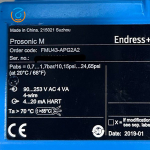 Endress+Hauser &plusmn;1mm Accuracy 15m Range 4-20mA HART <strong>Output</strong> for Industrial Water Chemical Tank FMU43 Ultrasonic <strong>Level</strong> Transmitter - Product Image 3