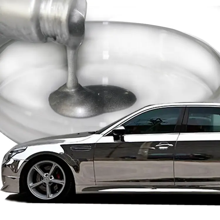 Mirror Effect Vacuum Metalized Liquid Pigment Car Paint Aluminum Pigment for Car Paint Liquid Coating