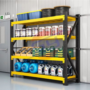 Có Thể Điều Chỉnh Lưu Trữ Kệ Tùy Chỉnh Kích Thước Khả Năng Tải Kim Loại Boltless Bọc Bột Nhà Để Xe Xếp Chồng Giá Đơn Vị - Product Image 2