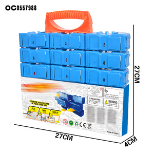 เด็ก1:64 18ชิ้นกล่องเก็บล้อฟรีโมเดลโลหะหล่อตายของเล่นรถชุด - Product Image 6