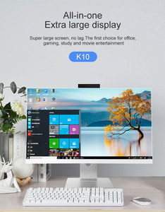PC todo en uno con soporte giratorio AIO Lift de alta configuración personalizada de fábrica, ordenador de escritorio de 24 pulgadas con cámara de unidad óptica - Product Image 5