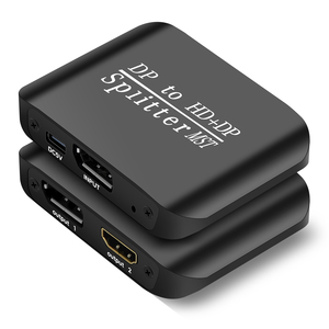 Xput 1 en 2 salidas 1*2 4K6 0Hz/1080P60hz DP Displayport interruptor bidireccional conmutador divisor caja Adaptador convertidor soporte 3D/HDR - Product Image 1