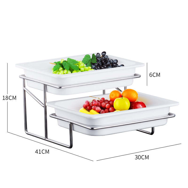 Two-tier deep plates