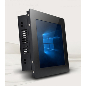 Montaje en Rack LCD de 10,4 pulgadas de pantalla táctil monitor VGA con entrada DVI y USB o RS232 puerto para medial del CNC de la máquina