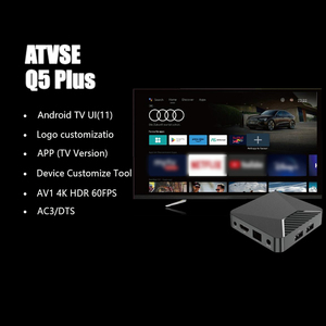 Q5 PLUS S905W2 iATV android 11 tv box dual wifi 2.4G 5G BT telecomando vocale 2GB DDR3 16GB smart 4k lettore multimediale Set top Box - Product Image 2