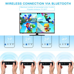 สำหรับนินเท็นโด wii/wii U จอยสติ๊ก2 in 1รีโมทคอนโทรลไร้สายชุดควบคุมการเคลื่อนไหวบวกกับเคสซิลิโคนมือจับวิดีโอเกม - Product Image 3