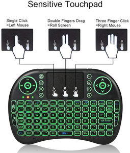 Portable I8 2.4G Mini Wireless <strong>Keyboard</strong> with Touchpad and USB Receiver Remote <strong>Control</strong> for Laptop PC Tablets Mac TV Xbox PS3 - Product Image 3