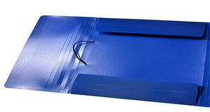 Caja de almacenamiento de archivos de Material PP de tamaño personalizado de alta calidad, carpetas de documentos de plástico coloridas con correas para oficina - Product Image 6