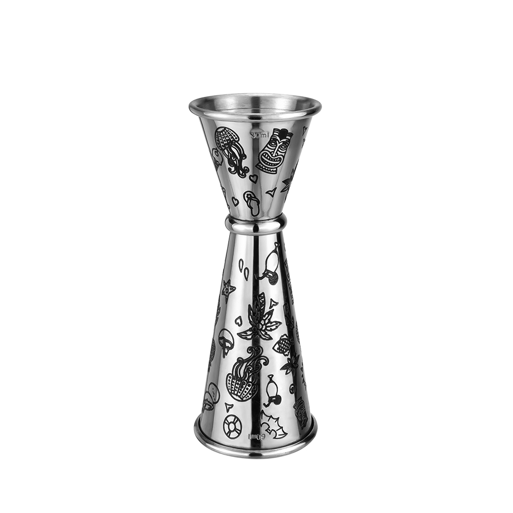 Remplissage de gravure Tiki noire