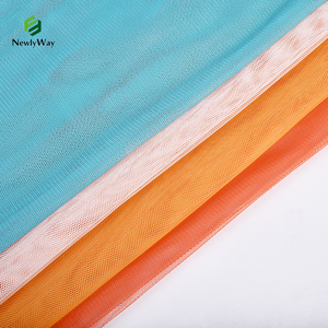 Fujian Factory Polyester 40 Dichte Sechseck Mesh Tüll Netz Stoff für Kleid - Product Image 2
