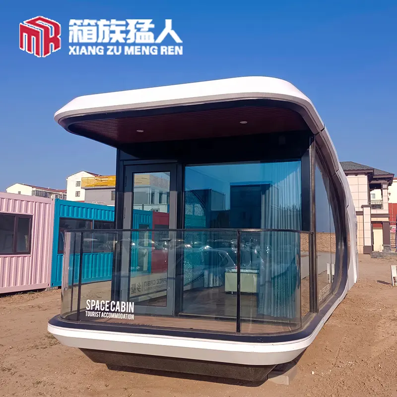 공장 가격 스마트 모바일 모던 에코 중국 조립식 호텔 하우스 모듈 형 이통 우주 캡슐 홈 볼페르다