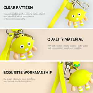 ของขวัญวันคริสต์มาสพวงกุญแจรูปการ์ตูนพวงกุญแจซิลิโคนพีวีซีแบบนิ่มพวงกุญแจรูป3D น่ารัก - Product Image 2