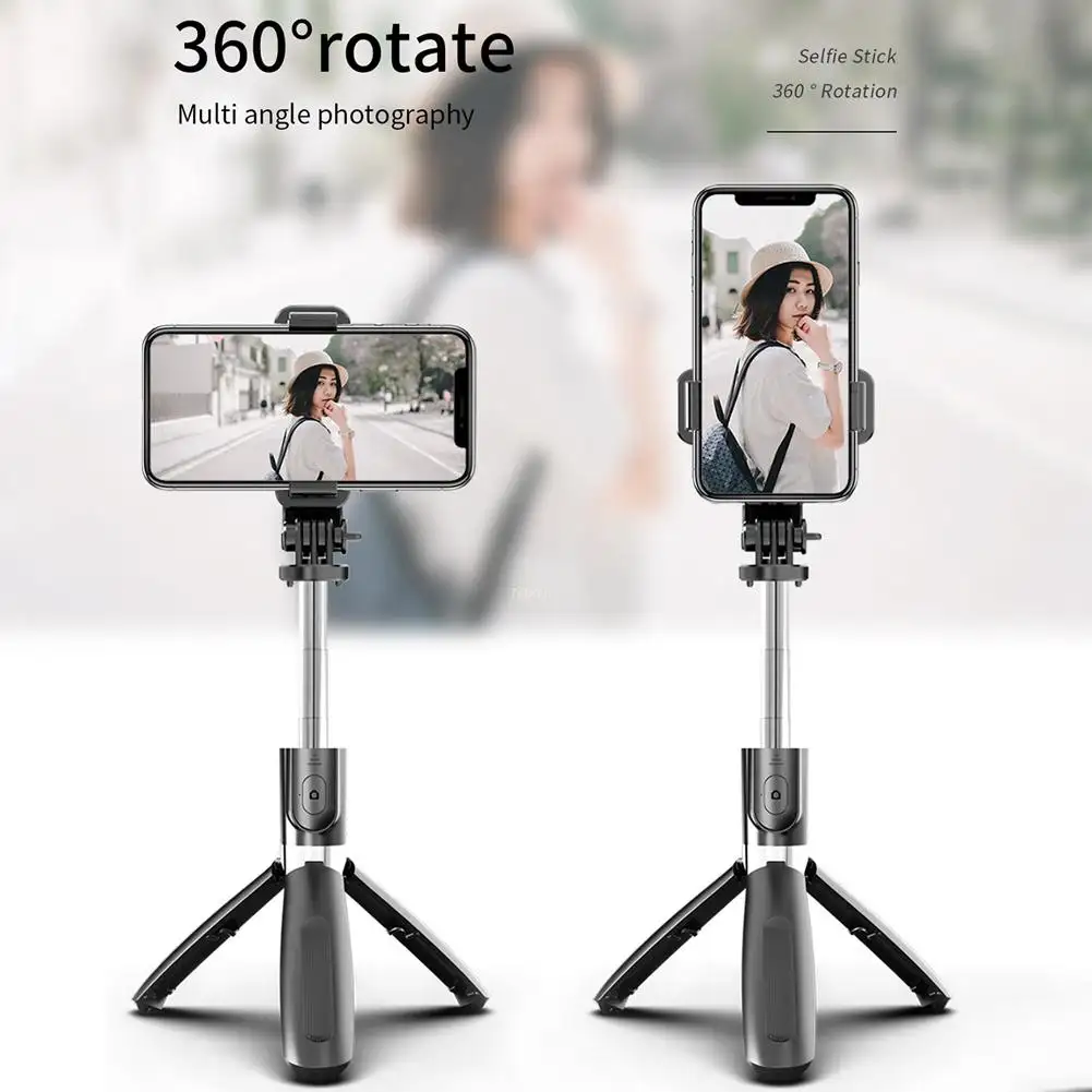 Portable Remote Control Tripod Selfie Stick for Mobile Phone Photo Taking Live Broadcast Charge Tripod Stand Pole