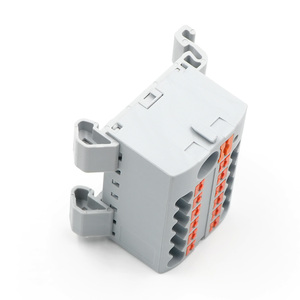 QPTFX 6/12*2.5-D Straight Plug 6 Bit <strong>Distribution</strong> <strong>Block</strong> 2.5 Mm&sup2; Wire Diameter Automation Control Horizontal Installation - Product Image 3
