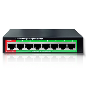 OEM/ODMマネージド8ポートフルギガビットイーサネットスイッチL2ネットワークスイッチIEEE802.3AF/ATマネージドネットワークスイッチ (IPカメラcctv用)
