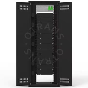 Directo de fábrica 42u 46u 54u Gabinete de distribución de fibra ODF de 19 pulgadas con puertas dobles delanteras y traseras para equipos ópticos - Product Image 3
