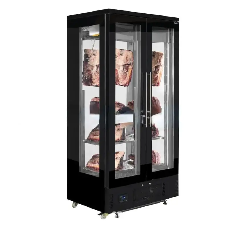 Preiswerter Werkspreis aufrechter Fleischtrockenreifung Refrigerator Kühlschrank Maschinenkabinett