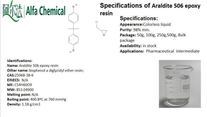 Bisfenol A diglycidil-resina de éter, CAS NO:25068-38-6 - Product Image 2