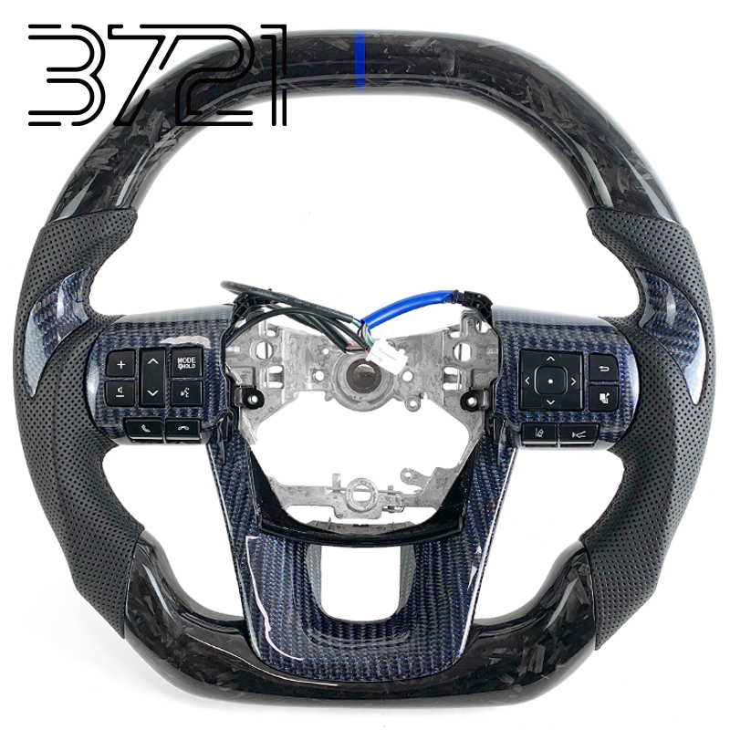 Black Forged carbon fiber