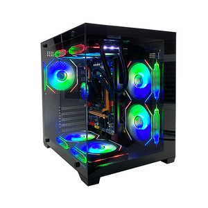 Pcooling Custom Pc Case para Mini Pc Computer Case Panel frontal Pc Case Black Gamer Cabinet - Product Image 4