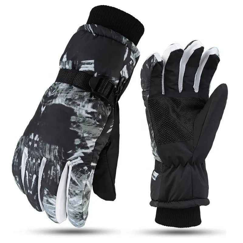 Nuevo estilo Impermeable Clima frío Rendimiento Cálido Guantes de esquí Guantes de tabla de nieve