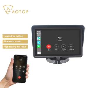 Wireless CarPlay Android Auto Connection 10&quot; Rear View <strong>Monitor</strong> 4CH HD Video Signal <strong>Input</strong> Vehicle All-Round Blind Spot Monitoring - Product Image 3