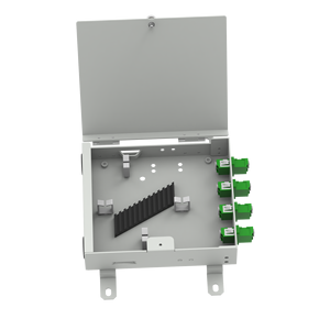 กล่องเทอร์มินัล FTTH แบบ APC Type 4แกนอุปกรณ์กระจายไฟเบอร์ออปติกที่ใช้เครือข่าย SC - Product Image 4