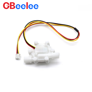 Sensor de fluxo de turbina de plástico de qualidade alimentar 1/2" 3/4" 1/4" OEM efeito Hall 4-20ma controlador de fluxo de água interruptor de fluxo de água sensor
